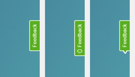 Saber Feedback button alternatives