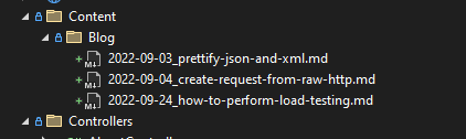 Minimal CMS file structure